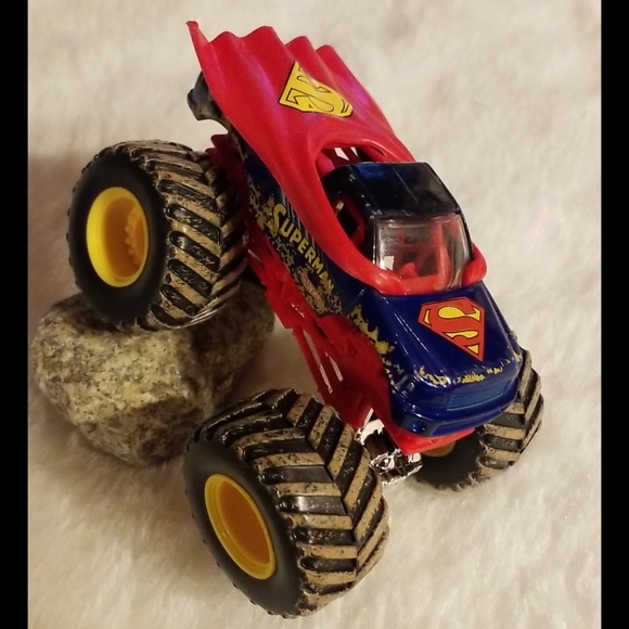 Mattel | Toys | Mattel Hot Wheels Monster Jam Superman Collectible ...